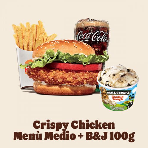 Crispy Chicken Menù Medio + B&j’s 100 G