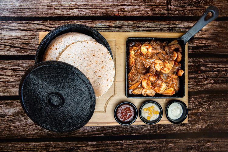 Shrimp & Pork Fajitas