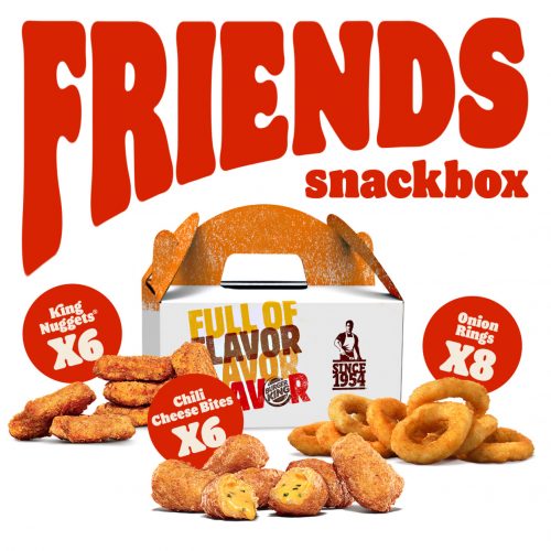 Friends Snackbox (6 King Nuggets + 8 Onion + 6 Chili Cheese Bite)