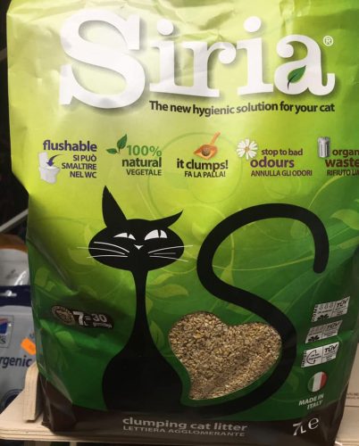 Siria Lettiera Per Gatti 100% Vegetale